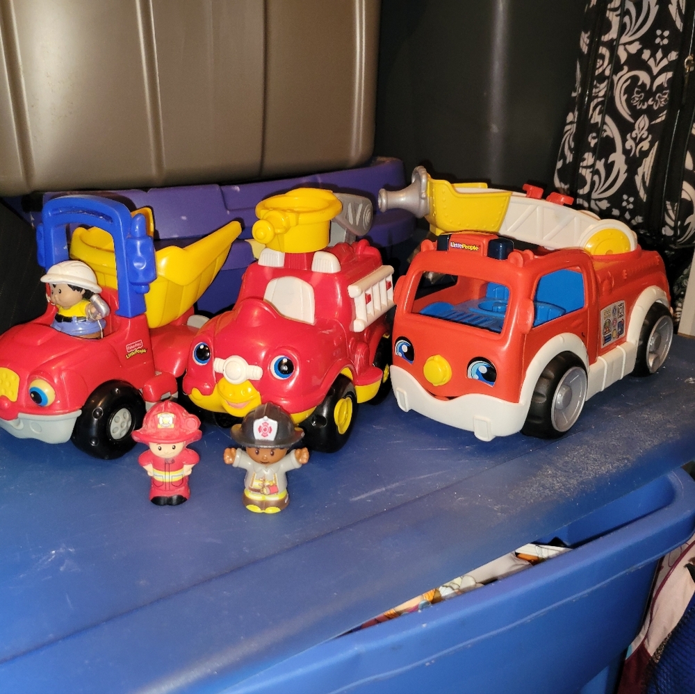 Fisher Price Little People Fire Trucks